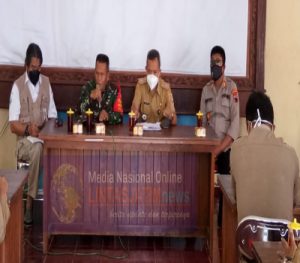 Danramil 23/Karangtengah Hadiri Rakor Pelaksanaan PPKM Mikro