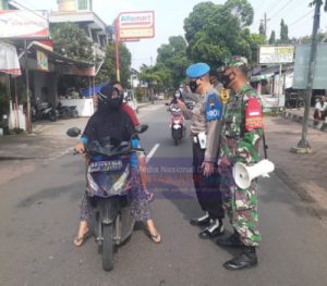 TNI POLRI Laksanakan Operasi Yustisi Jalur Lintas Kabupaten