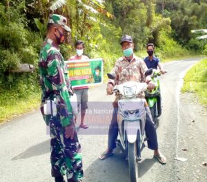 Lettu Inf Cris : Saling Jaga Saling Ingatkan Terapkan Protokol Kesehatan, Cara Lawan Covid-19