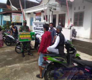 Danramil 17/Sidoharjo : Berikan Himbauan Protkes Bisa Dilaksanakan Dimana Saja