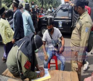 Sebanyak 6 Orang Pelanggaran Operasi Masker di Daerah Religi Ampel