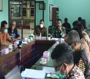 Turut Mensukseskan TMMD Reguler Ke-110, OPD Terkait Kabupaten Wonogiri Gelar Rakor