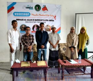 Workshop Kepenulisan Oleh Jurnalistik Al-Allam & Sanggar Sastra Sketsa Nazhatut Thullab