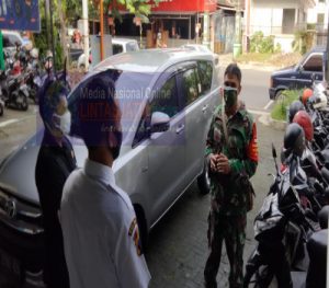 Serma Yudhi W. Sasar Penerapan Edukasi PPKM di Shinhan Bank dan Els Computer