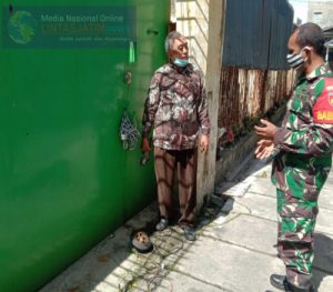 Babinsa Kelurahan Serengan Datangi Lokasi Sengketa Lahan dan Bangunan di Wilayahnya