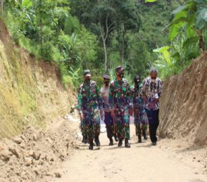 Tim Wasev Itdam IV/Diponegoro Kunjungi Lokasi TMMD Reguler Ke-110 Kodim 0728/Wonogiri