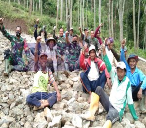 Lebih Dekat Dengan Warga, Ini Yang Dilakukan Dansatgas TMMD Reguler Ke-110 Kodim 0728/Wonogiri