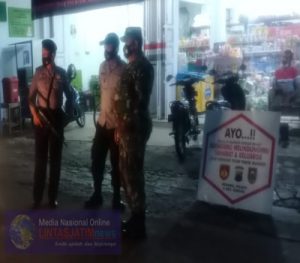 Malam Minggu Patroli PPKM Lintasi Jalan Kemusu-Juwangi