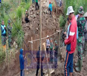 Satgas Do’a Bersama Sebelum Garap Jembatan, Berharap Berjalan Lancar Dan Sesuai Harapan