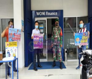 Hari ini Wom Finance Jadi  Incaran Penerapan Edukasi PPKM Babinsa Kratonan