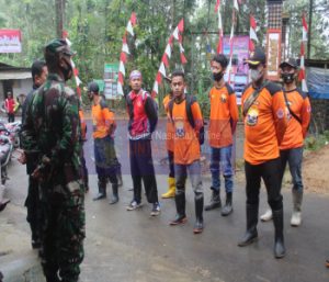 Sebelum Ke Lokasi TMMD, Babinsa Turut Apelkan Anggota Senkom