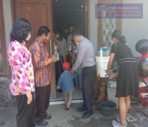 Babinsa Serengan Pemantauan PPKM Mikro di Gereja GKKI Serengan