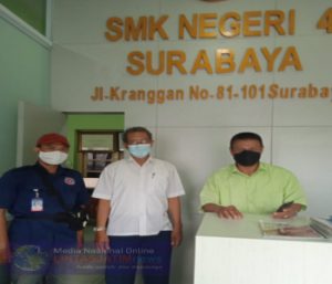 KBM di Sekolah SMK NEGERI 4 Surabaya di tengah Pandemi