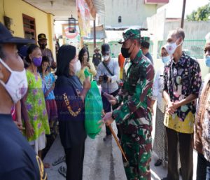 Turun langsung, Danrem 074/Warastratama Tinjau Langsung TMMD Sengkuyung Tahap I Wilayah Kodim 0735/Surakarta