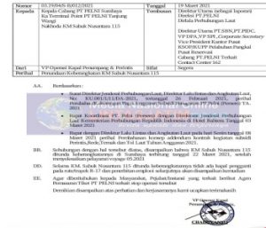Beriku Press Release Humas Tim PT. Pelni Terkait Beroperasinya KM Sabuk Nusantara 115