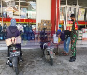 Piket Koramil 03 Serengan PPKM di Wilayah Kecamatan Serengan