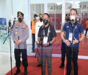 Kapolri Melakukan Sidak ke Piala Menpora 2021