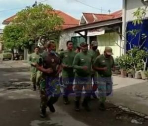 Serka Aris Gembleng Linmas Serengan, Ini Harapannya