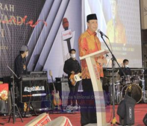 Boy Rafli Lakukan Orasi Kebangsaan di Malam Anugerah Padang TV Award 2021