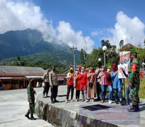 Operasi Cipta Kondisi PPKM Gabungan TNI Polri DiLereng Merapi