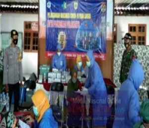 362 orang Lansia desa Kenokorejo terima vaksin Tahap I