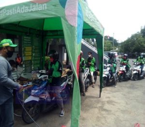 Posko Aman Driver Gojek Surabaya