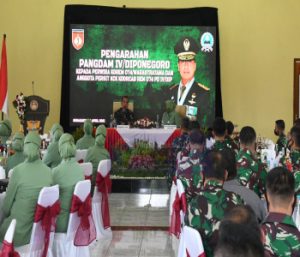 Pesan Pangdam IV/Diponegoro Saat Memberikan Pengarahan Kepada Perwira dan Persit Jajaran Korem 074/Warastratama