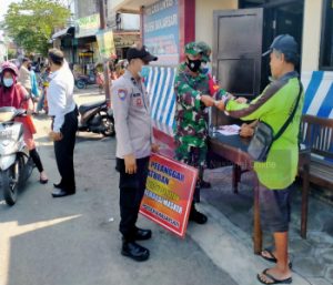 TNI-POLRI Surakarta Kembali Bersinergi Gelar Opersai Yustisi Masker