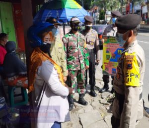 Masih ada Kasus Penambahan Pasien covid19 Aparat Gabungan wilayah Mojolaban Intensif Laksanakan Himbauan Prokes