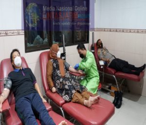 Hari Hemofilia Kapolresta Mojokerto Donor Darah Bersama Walikota