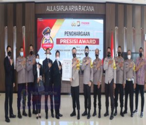 Makin Keren, Polres Gresik Dapat Penghargaan Presisi Award