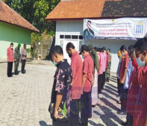 Tiga Pilar Kecamatan Puhpelem Gelar Apel Bersama