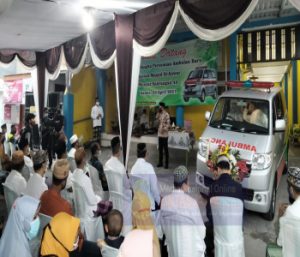 Peresmian Mobil Ambulan Oleh Yayasan Masjid Al-Anwar Manyar Sabrangan No. 43. Kec. Mulyorejo Surabaya.