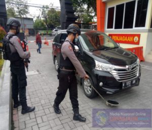 Tingkatkan Kewaspadaan, Polres Gresik memperketat Pengamanan Mako