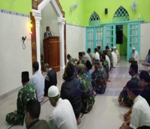 Safari Sholat Subuh Bersama Dandim Solo di Lokasi KBD