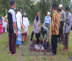 Peltu Sri Mulyono Hadiri Peletakan Batu Pertama Pembangunan Pesantren Gratis Gubuk Qur’an