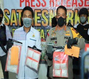 Satresnarkoba Polresta Banjarmasin Meringkus Pengedar Narkoba Seberat 2,1 Kg