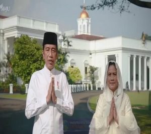 Presiden RI Joko Widodo Dan Ibu Negara Sampaikan Ucapan Hari Raya Idul Fitri 1442H