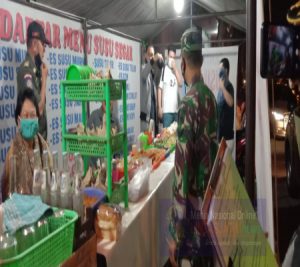 Piket Koramil 05/Pasarkliwon Laksanakan Patroli Malam Dan Himbauan Prokes Pasca Hari Raya Idul Fitri