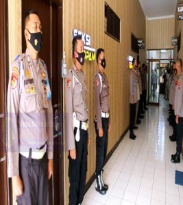 Seluruh Ruang di Polres Kebumen Bergema Lagu Indonesia Raya