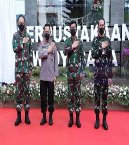 Panglima TNI dan Kapolri Resmikan Perpustakaan Widyasana Seskoau, Lembang