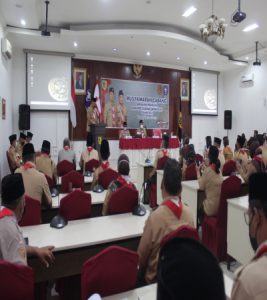 Mayor Inf Nurul Muthahar Wakili Dandim 0728/Wonogiri Hadiri Kwarcab Wonogiri Tahun 2021