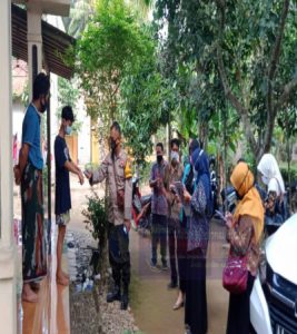 Giat Tracing Polsek Petanahan Bersama Satgas COVID-19, Polres Kebumen: Warga Wajib Prokes 5M