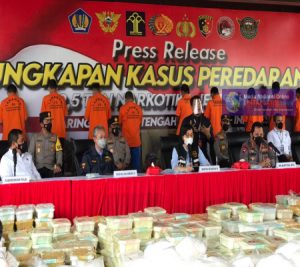 Polda Jatim Ambil Bagian Dalam Pengungkapan 2,5 Ton Sabu