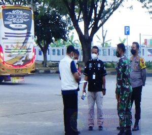 Dandim 0728/Wonogiri Beserta Satgas Penanganan Covid-19 Pantau Arus Mudik 2021