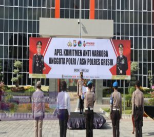 Anggota Polres Gresik Jangan Sekali-Kali Mencoba Maupun Berurusan dengan Narkoba