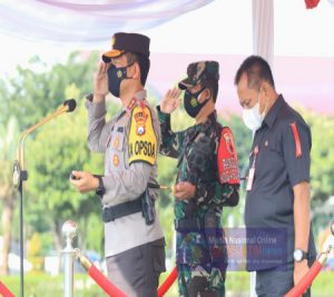 Forkopimda Jatim, Apel Gelar Pasukan Ops Ketupat Semeru 2021