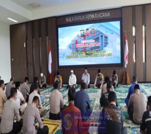 Gelar Binrohtal Rutin, Polres Gresik Peringati Nuzulul Qur’an