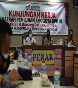 Kunjungan Kerja Anggota Komisi 3 DPR RI, Bahas Soal Kamtibmas dan Covid-19, di Polres Tanjung Perak