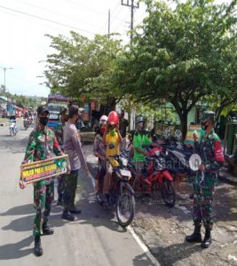 Tingkatkan Kesadaran Warga, TIM Gugus Tugas Covid 19 Gelar Gakplin Di Jalur Provinsi